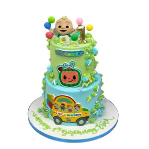 Cocomelon 1st Birthday Cake
