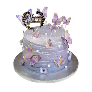 Lavender Flutter Cake