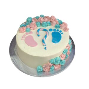 Gender reveal cake