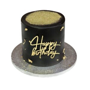 Black and Gold luxe cake