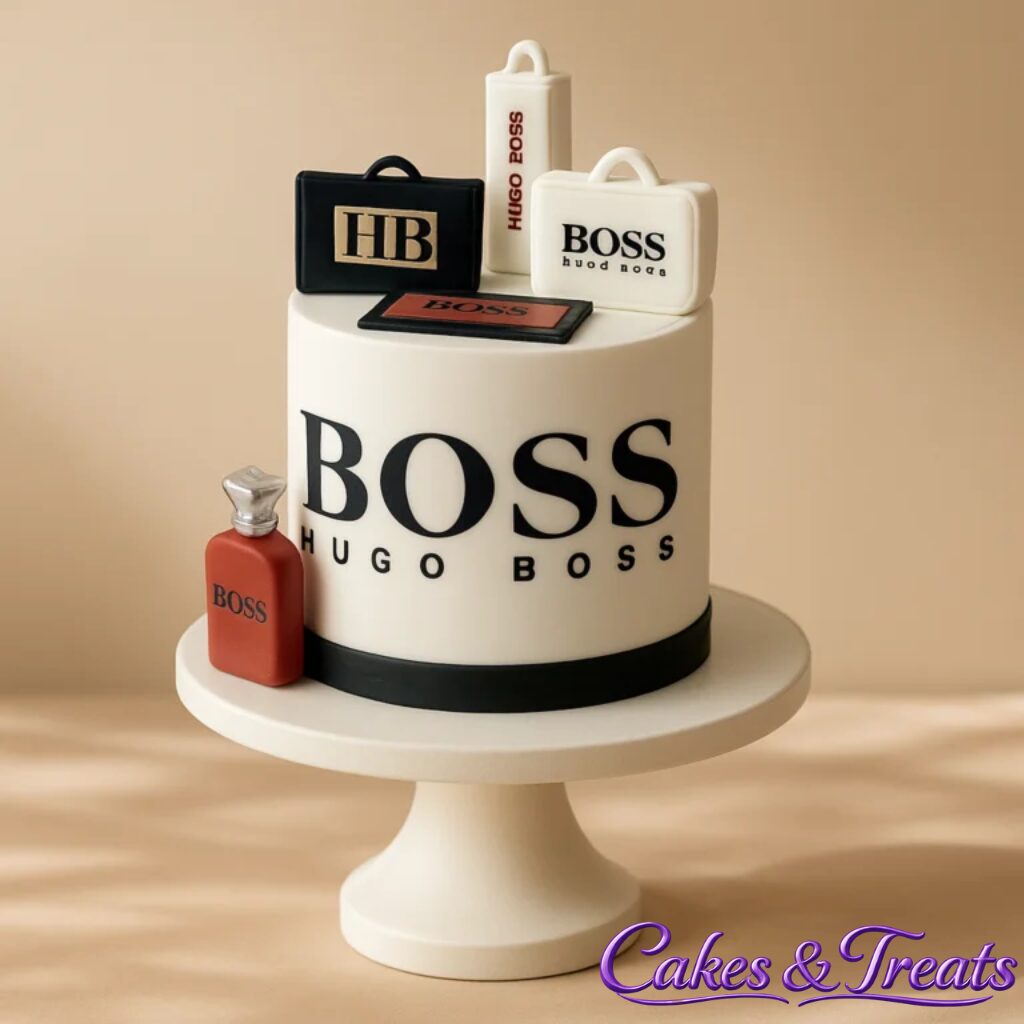 Boss themed cake