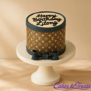 Louis Vuitton themed cake