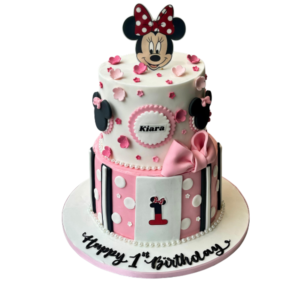 Minnie Mouse Theme Cake