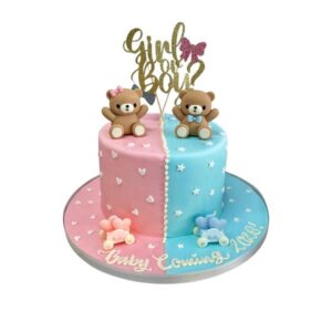 Gender Reveal Cake
