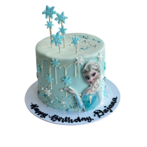Elsa's Ice Palace Cake
