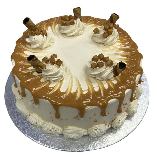 Order Crunchy Butterscotch Cake Half Kg Online at Best Price, Free  Delivery|IGP Cakes