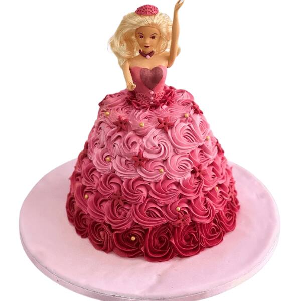 Buy Barbie Fondant Cake| Online Cake Delivery - CakeBee