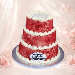 Redvelvet Tier Cake