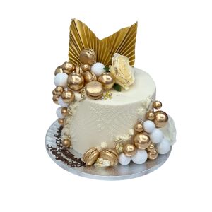 Golden Leaf Cake