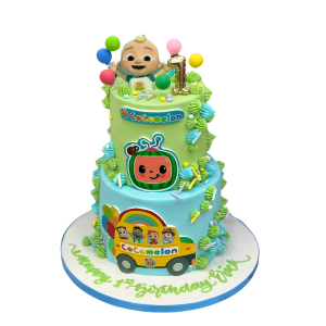 Cocomelon 1st Birthday Cake