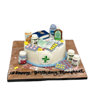 Pharmacy Theme Cake