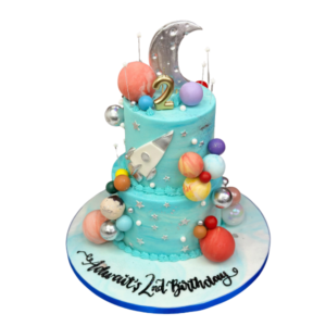 rocket and space cake.