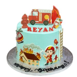 Fire Fighter Cake