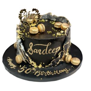 Black Velvet Luxe Cake