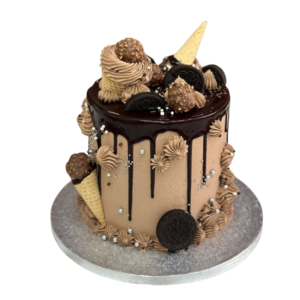Chocolate Drip Delight Cake