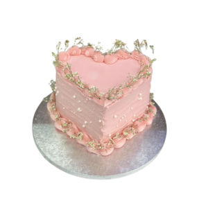 Pink Pearls Petals Cake