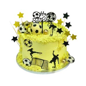Football toppers cake