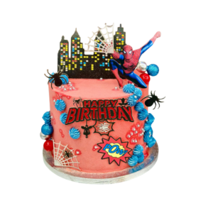Spiderman Topper Cake