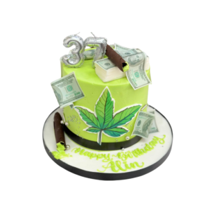 money leaf cake