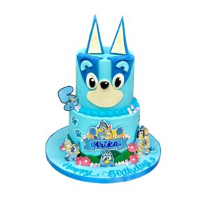 Bluey theme cake