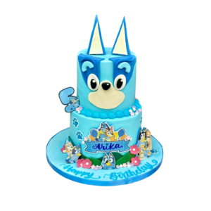 Bluey theme cake