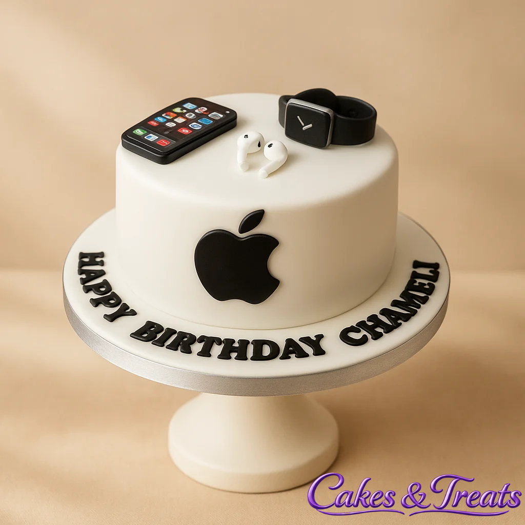 Apple themed cake