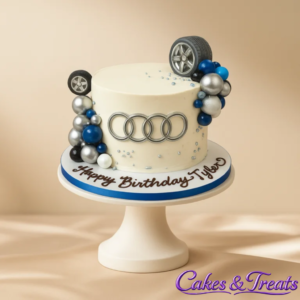 Audi logo cake