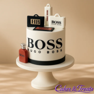 Boss themed cake