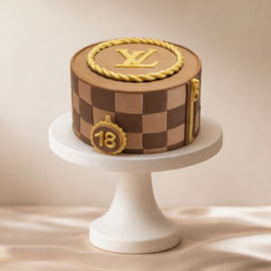 LV themed cake