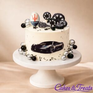 Maserati Car Theme Cake