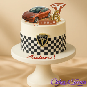 Tesla Theme Cake