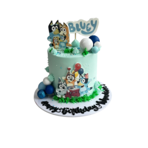 Bluey Theme Cake