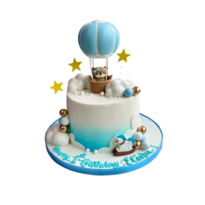 Hot Air Balloon Teddy Cake