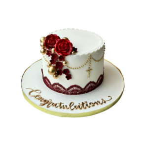 Rose celebration cake